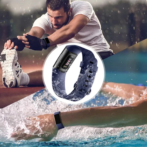 Miniatura 3 de Wepro Correa compatible con Fitbit Charge 4 bandas para mujeres y hombres, compatible con correas Fitbit Charge 3, correa de repuesto deportiva