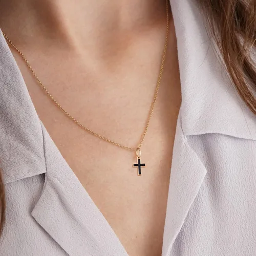 Miniatura 6 de 40 dijes de cruz esmaltada de crucifijo de aleación de Jesús bendición cruz, suministros de manualidades para manualidades, collares, pulseras