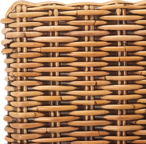 Miniatura 4 de SAFAVIEH Furniture - Taburete de bar Tobie Rattan - Altura del asiento de 29.53 pulgadas - Marrón miel lavado - Madera de mango - Diseño de asiento