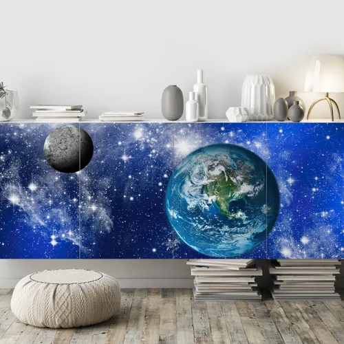 Miniatura 2 de SIGNFORD Mural de Pared Galaxia Papel Tapiz Removible Adhesivo de Pared para Dormitorio Sala de Estar - 66x96 pulgadas