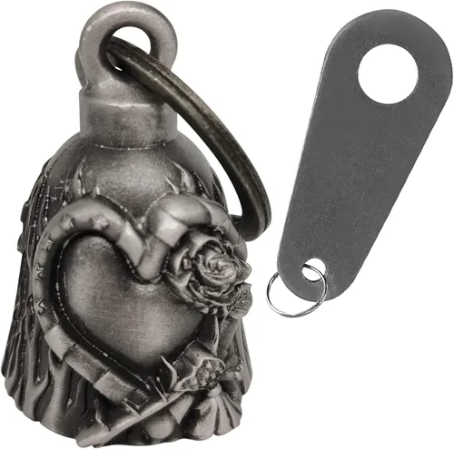 Miniatura 4 de Dream Apparel Campana de motocicleta Guardian Angel Drive Away Gremlin, campana de motociclista para hombres y mujeres, regalo de buena suerte Águila