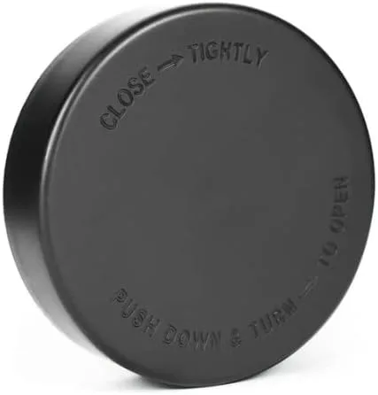 Miniatura 3 de Tarros de vidrio de 18 onzas con tapas negras - 0.99 oz - 48