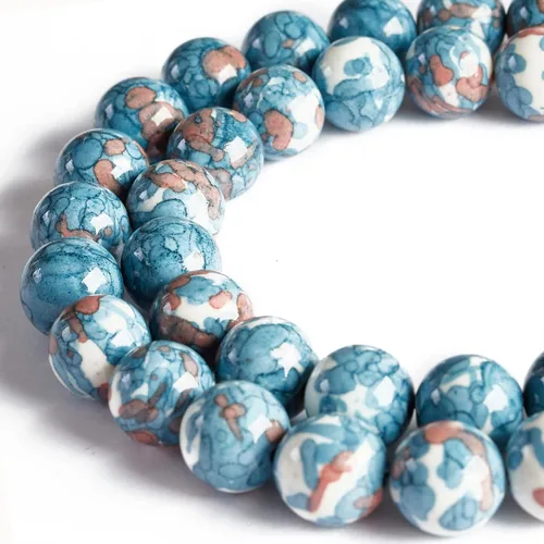 Miniatura 11 de 100 piezas de cuentas de jade birmano de 8 mm cuentas de piedras preciosas naturales cuentas redondas sueltas para manualidades y fabricación