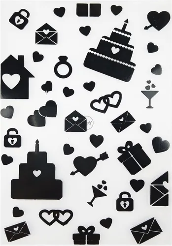 Miniatura 12 de DzIxY Hojas de fondo de plástico en relieve carpetas para tarjetas que hacen suministros DIY papel 3D plantillas de álbum de recortes álbum 6