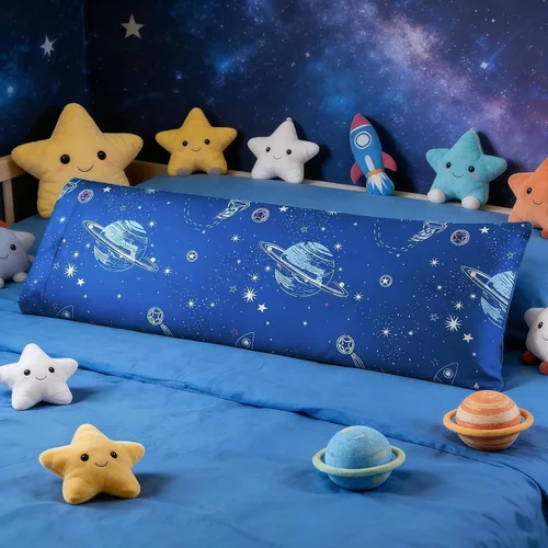 Miniatura 15 de MAG Juego de 2 fundas de almohada tamaño Queen de color blanco, 20 x 30 pulgadas, para niños, adolescentes