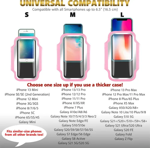 Miniatura 4 de TRIBE - Brazalete portateléfono para correr. Brazalete deportivo para teléfono celular iPhone y Galaxy para mujeres, hombres, corredores, trotar