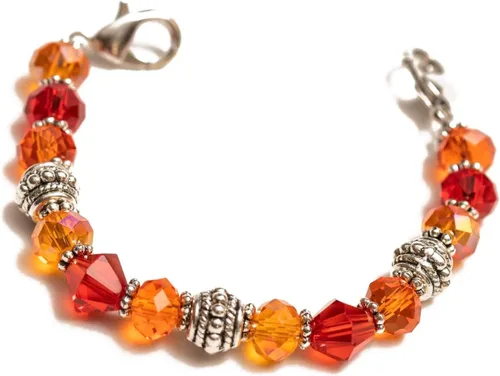 Miniatura 24 de Pulsera elástica de alerta médica, pulsera de identificación médica de repuesto intercambiable, etiqueta de identificación no incluida, cristales