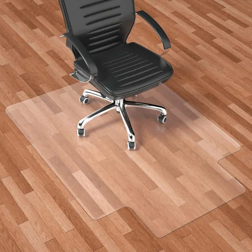 Miniatura 19 de Naturehydro Tapete transparente para silla de oficina para suelo de madera dura, 48 x 30 pulgadas, tapete de fácil deslizamiento para silla