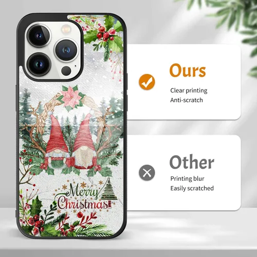 Miniatura 5 de Fundas de teléfono de Navidad para iPhone 7 8 11 12 13 14 15 16 17 Pro Max Plus Mini Xr XSE para Samsung Z Flip 3 4 S21 S22 S23 S24 S25 S26 A03 A13