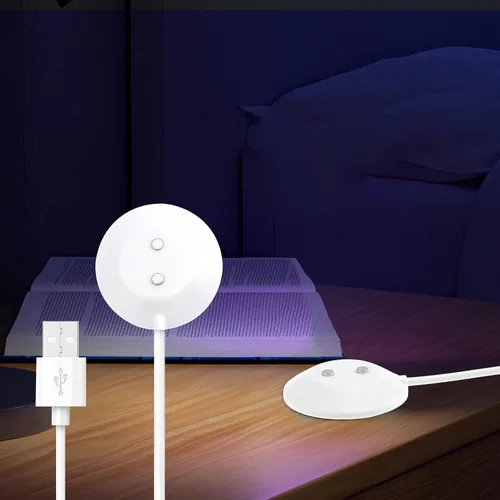 Miniatura 5 de FitTurn Paquete de 2 cargadores magnéticos para masajeadores de rosas, cable de carga USB, estación base de cable