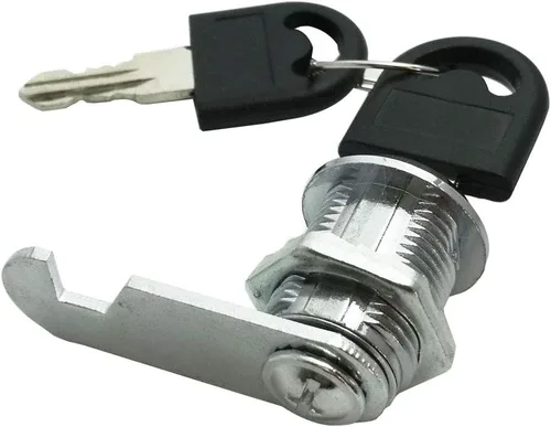 Miniatura 3 de Cerradura de cilindro de leva cilíndrica para gabinete con llave para buzón de correo, caja de herramientas 12/19 (0.630 in) (paquete de 2)