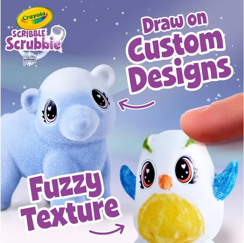 Miniatura 6 de Crayola Scribble Scrubbie Pets Arctic Snow Explorer, juguete creativo para colorear y lavar, regalo para niños de 3, 4, 5, 6 años