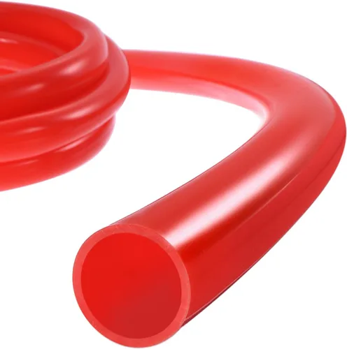 Tubo de silicona de 1/4" de diámetro interno x 3/8" de diámetro externo, tubo de silicio puro de alta temperatura [para elaboración de cerveza Rojo