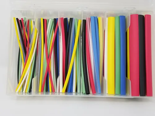 Miniatura 3 de 3M FP301-3/32-TO-1/2-ASSRTED-5 Tubo termorretráctil FP-301 de una sola pared (delgada) Kit de tamaños surtidos Poliolefina flexible de 48 pulgadas