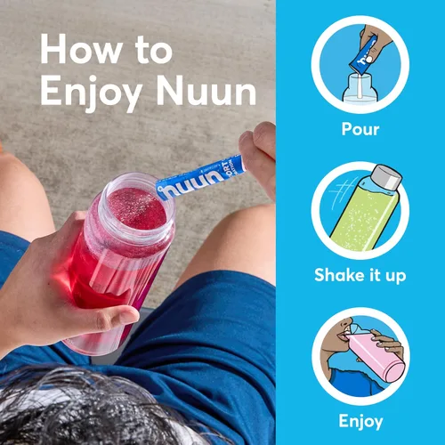 Miniatura 6 de Nuun Sport - Paquetes de polvo de electrolitos con magnesio, calcio, potasio, cloruro y sodio, paquetes de hidratación para llevar, sabor a naranja