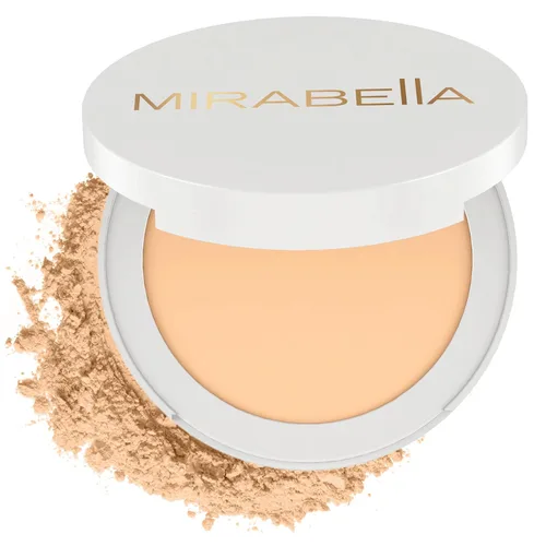 Miniatura 11 de MIRABELLA - Base Pure Press, polvo prensado HD-Finish, polvo prensado mineral construible compacto con jojoba nutritiva, maquillaje Original