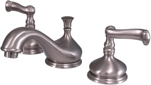 Miniatura 4 de Kingston Brass KS1162FL Royale - Grifo de lavabo generalizado, latón pulido, centro ajustable de 8 pulgadas
