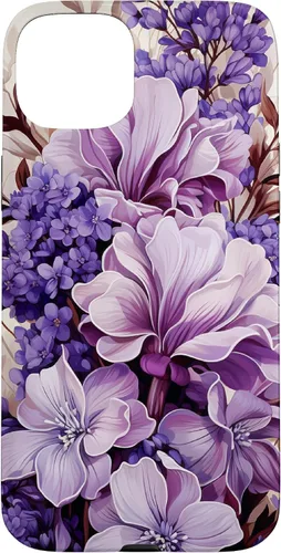 Miniatura 9 de Funda para iPhone 12 mini Lavender Floral Purple Flower
