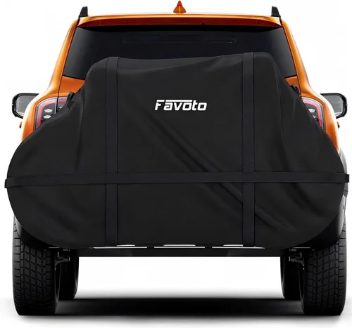 Miniatura 10 de Favoto - Funda impermeable para bicicleta al aire libre - Cubierta de bicicleta para 2 bicicletas XXL, protección contra el sol, la lluvia, el polvo