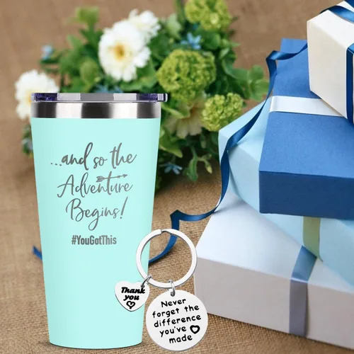 Miniatura 6 de SHOW-YA Regalos de buena suerte: regalos de felicitación para mujeres, nuevo regalo de trabajo para mujeres, regalo de despedida para amigos