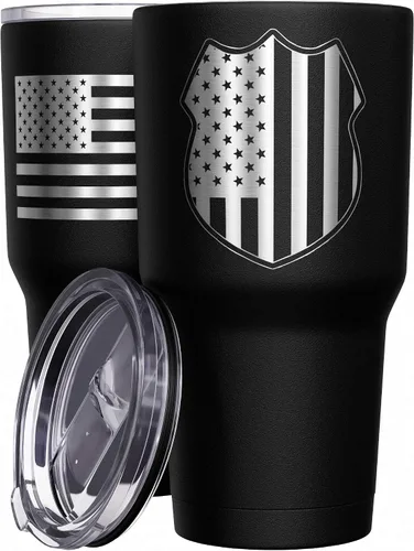 Miniatura 58 de We The People Holsters - Vaso térmico de 30 onzas, 0% Liberal, Negro