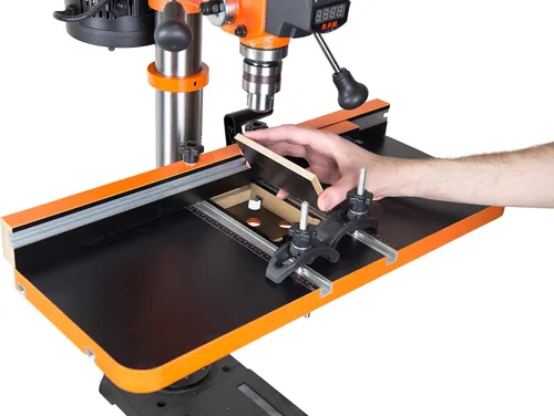 Miniatura 7 de WEN - Taladro hidráulico 4208T, 2.3 amperios, 8 pulgadas, 5 velocidades y mesa de trabajo, y mesa de taladro hidráulico DPA2513, 24 x 12 pulgadas