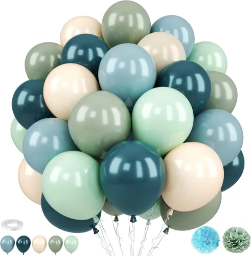 Miniatura 9 de Globos de Casino, Globos Metálicos Negros Rojos Dorados de 12 Pulgadas con Confeti y Dados de Lámina para Decoración de Fiesta Temática de Juego