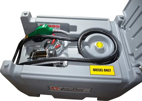 Miniatura 7 de JohnDow Industries JDI-AFT58 Depósito de combustible diésel auxiliar de 58 galones, con bomba de transferencia eléctrica de 12 voltios, 1 paquete