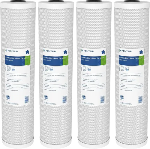 Miniatura 12 de Pentair Pentek CBC-10 Filtro de agua de bloque de carbono, 10 x 2.5 pulgadas, carbón activado en polvo (PAC), 0.5 micras, capacidad de 20,000