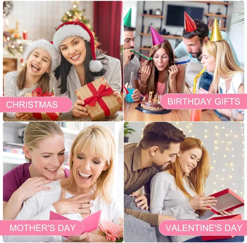 Miniatura 7 de Parima Joyero de viaje para mujeres y niñas, organizador de joyas, caja de joyería mediana, estuche de viaje para almacenamiento y organizador