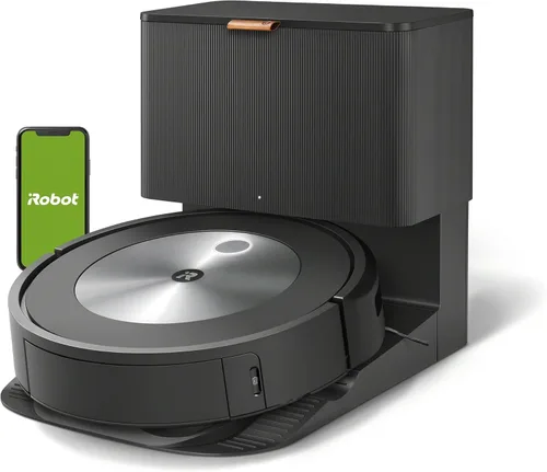 iRobot Roomba J6+ Robot aspirador autovaciante – Identifica y evita residuos de mascotas y cables, se vacía hasta 60 días, mapeo inteligente,