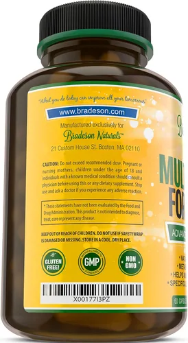 Miniatura 6 de Suplemento multivitamínico para mujer. Complejo de vitaminas A, C, D, E y vitamina B. Apoyo inmunológico y femenino + antioxidantes y energizantes