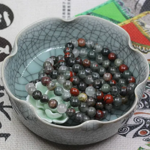 Miniatura 12 de Amandastone Pulsera elástica de cuentas redondas de 0.315 in con piedras preciosas naturales de 7 pulgadas