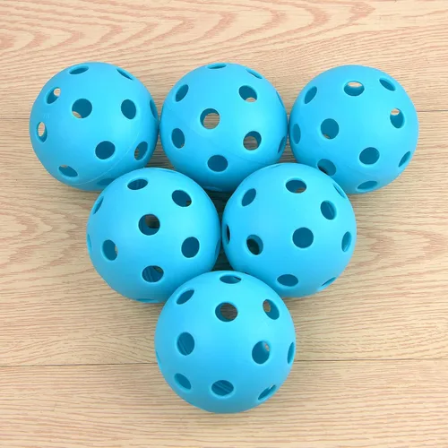 Miniatura 4 de Coopay Paquete de 18/36 pelotas de práctica de béisbol, bolas de entrenamiento de plástico, bolas de softball huecas ligeras para golpe
