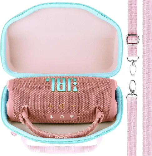 Miniatura 14 de Carcasa Rígida Lebakort Compatible con Altavoz JBL Charge 5 Charge 4 Impermeable (Carcasa Negra)