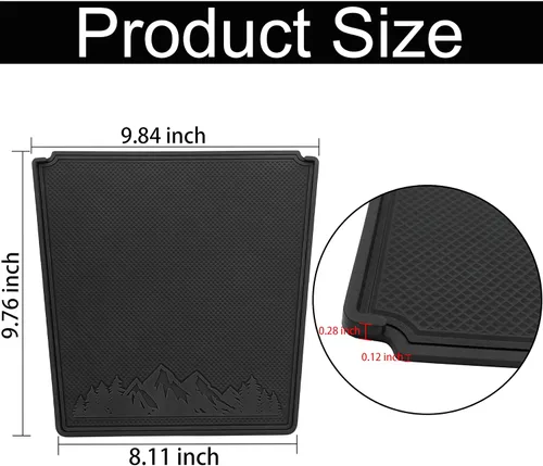 Miniatura 5 de Alfombrilla Cubierta de Tablero Dashboard para Accesorios Subaru Forester 2019-2023 2024 Subaru Crosstrek Impreza 2018-2023 Almohadilla