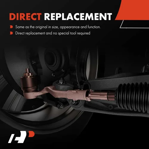 Miniatura 5 de A-Premium 2 extremos de barra de acoplamiento exteriores delanteros, compatibles con Volkswagen Jetta, Passat, Golf (R & Alltrack y SportWagen)