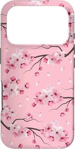 Miniatura 30 de Japanese Cherry Blossom Floral Flower Pattern Pastel Pink Case for iPhone 17