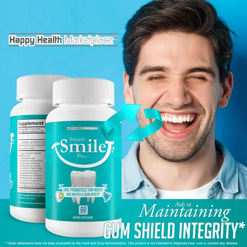 Miniatura 5 de Smart Smile Pro – Nuestros mejores probióticos orales para dientes y encías – Probióticos dentales orales – Probióticos para la salud dental