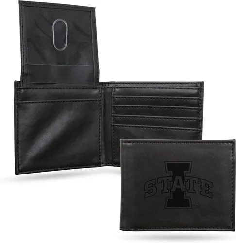 Miniatura 67 de NCAA Rico Industries Cartera Billetera con Grabado Láser Cartera Billetera con Grabado Láser - Diseño Delgado - Gran Regalo