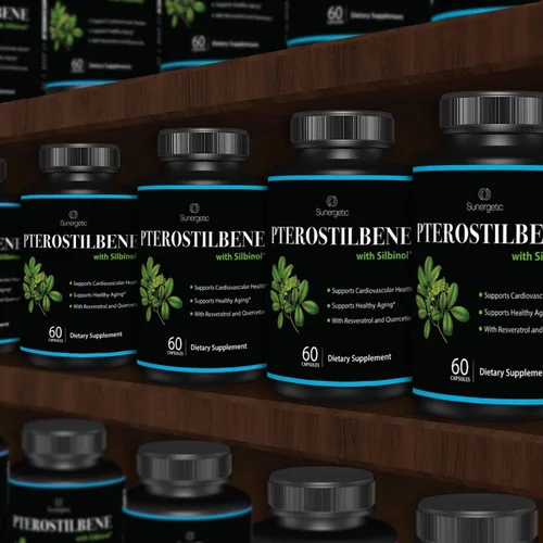 Miniatura 6 de Suplemento de pterostilbeno premium – Pterostilbeno con resveratrol y quercetina – Apoya el envejecimiento saludable – Fuente natural Pterostilbeno