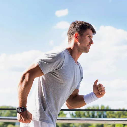 Miniatura 3 de Camisetas de entrenamiento para hombre, de manga corta, de secado rápido, atlético, gimnasio, activo, absorbe la humedad