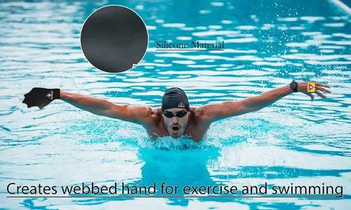 Miniatura 7 de Water Gear Guantes de silicona Force - Guantes Aqua Fitness - Ideal para entrenamientos y buceo - Diseñado con agarre mejorado