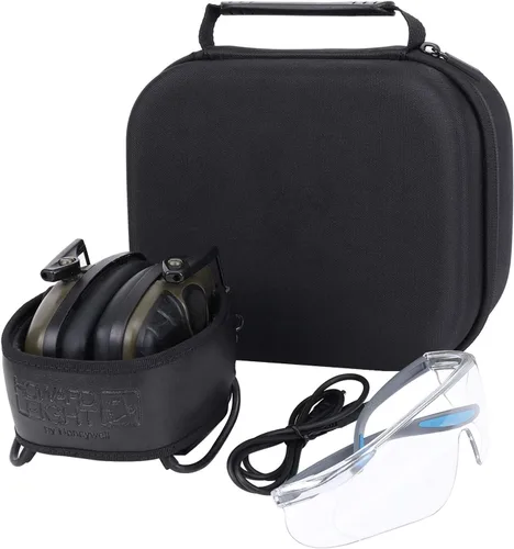Miniatura 5 de co2CREA Estuche rígido de viaje para Howard Leight Impact Sport OD Orejeras eléctricas para gafas de seguridad Genesis Sharp-Shooter