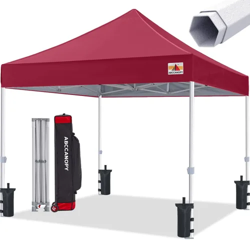 Miniatura 59 de ABCCANOPY Tienda de campaña con toldo emergente comercial 10x10 Serie Premium, Beige