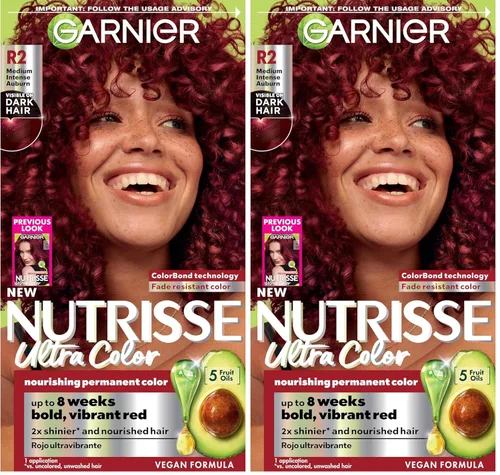 Miniatura 19 de Garnier Nutrisse Ultra Color - Crema nutritiva para el cabello, RC1, color cobre medio intenso (Terracotta Chili), tinte permanente para el cabello