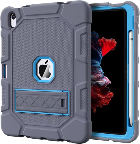 Miniatura 17 de Azzsy Funda para iPad 10.ª generación de 10.9 pulgadas, 2022, soporte integrado para lápiz Apple, funda protectora resistente a prueba de golpes