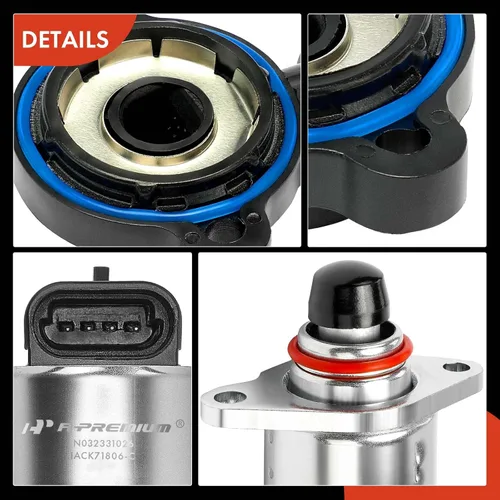 Miniatura 7 de Válvula de control de aire de ralentí IAC + sensor de posición del acelerador TPS A-Premium Compatible con Chevy, GMC, Cadillac, Pontiac - 99-02