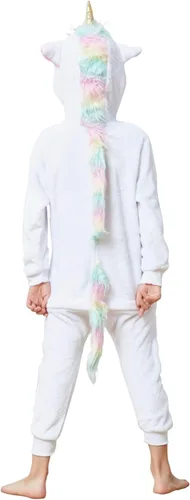 Miniatura 8 de Mameluco de unicornio para pijamas de animales, cosplay, disfraz unisex de Halloween