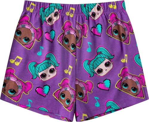 Miniatura 5 de L.O.L. Surprise! Conjunto de camiseta y pantalones cortos de manga corta para niñas pequeñas y grandes